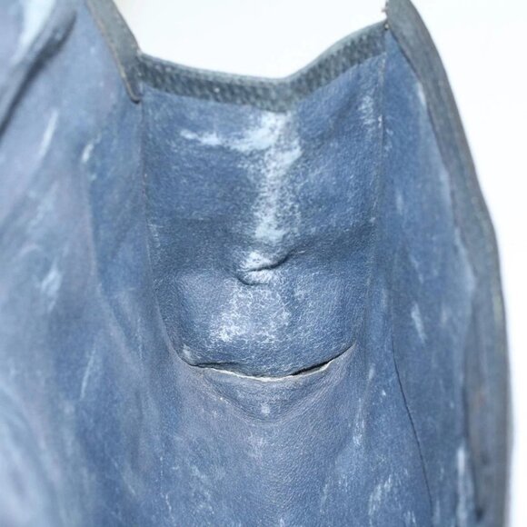 GUCCI GG Canvas Sherry Line Clutch Bag PVC Leather Red Navy gray Auth th3865 - Picture 13 of 15